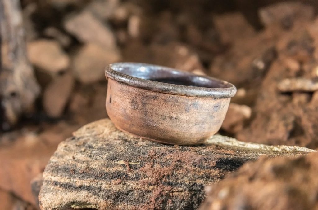 A cup abandoned by 19th century miners