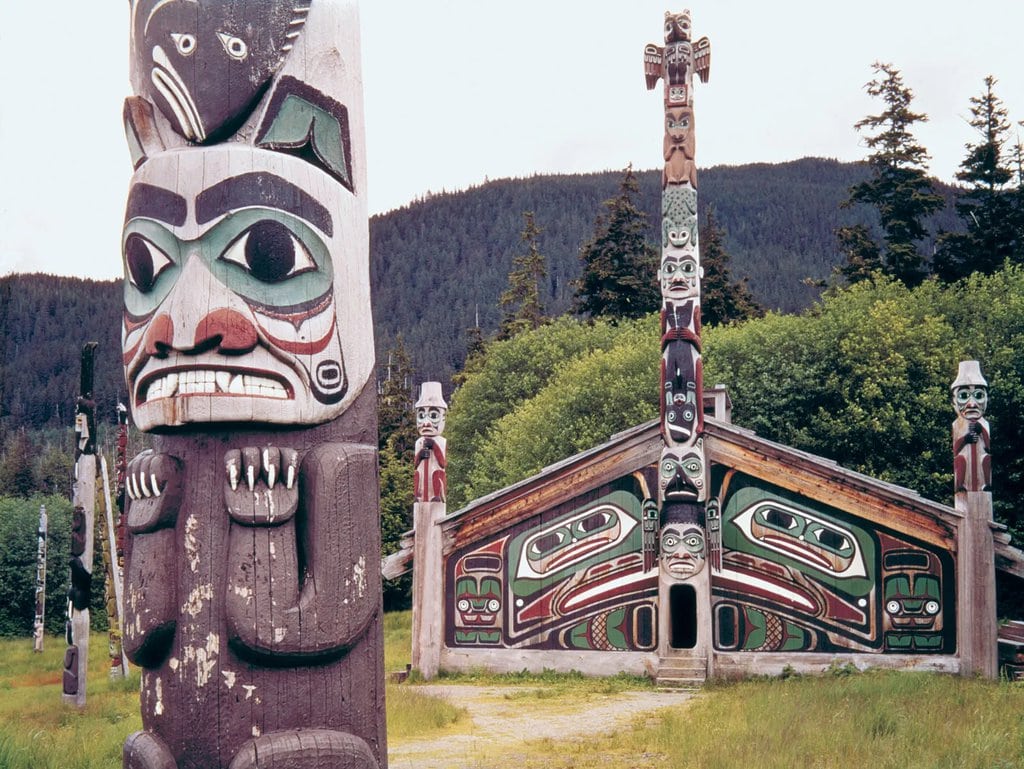 Tlingit totem house