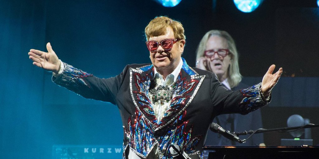Sir Elton John during his Farewell Yellow Brick Road tour