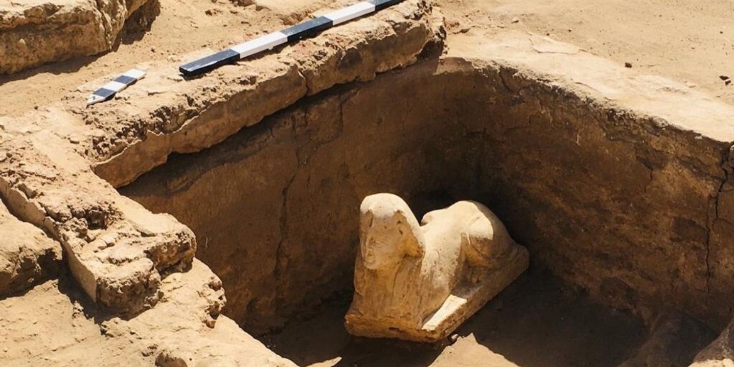 A Smiling Sphinx Statue That Resembles Claudius Was Unearthed in Egypt